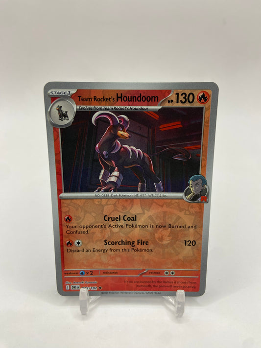 Team Rocket's Houndoom Reverse Holo Destined Rivals 038/182