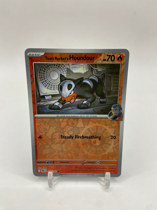 Team Rocket's Houndour Reverse Holo Destined Rivals 037/182