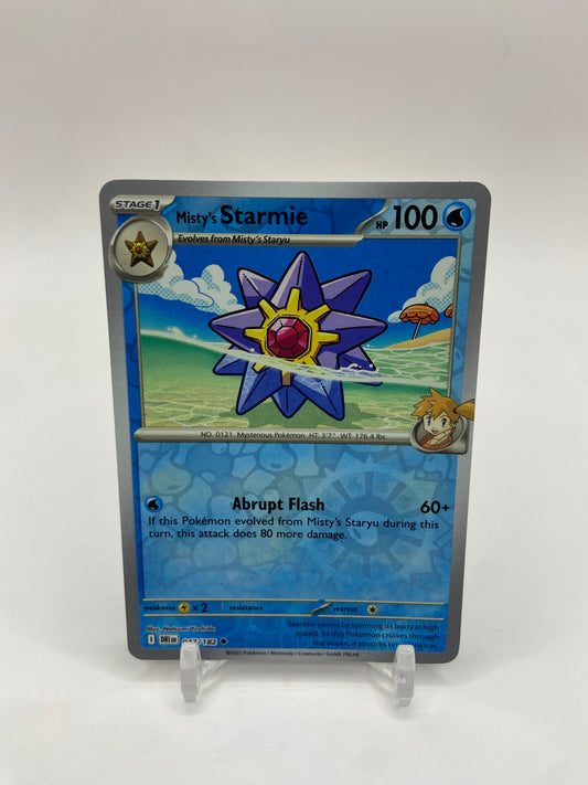 Misty's Starmie Reverse Holo Destined Rivals 047/182