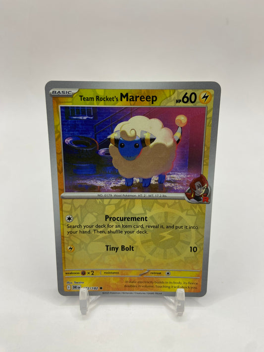 Team Rocket's Mareep Reverse Holo Destined Rivals 072/182