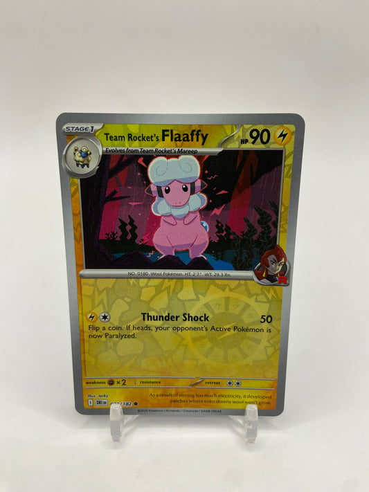 Team Rocket's Flaaffy Reverse Holo Destined Rivals 073/182