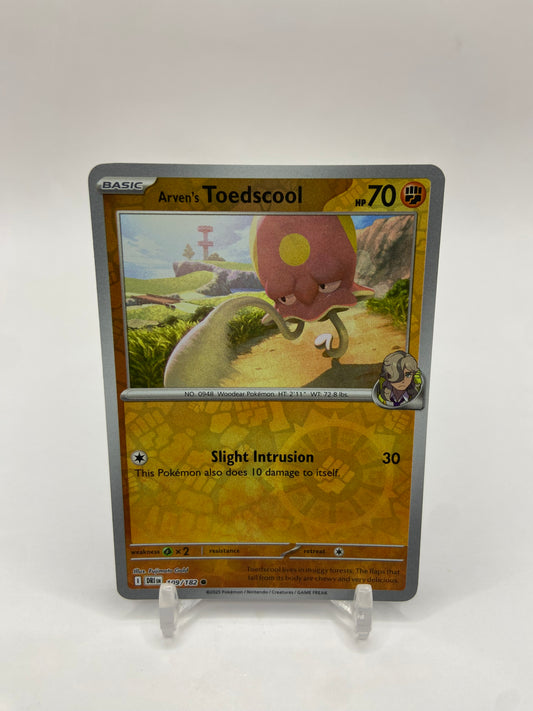 Arven's Toedscool Reverse Holo Destined Rivals 109/182