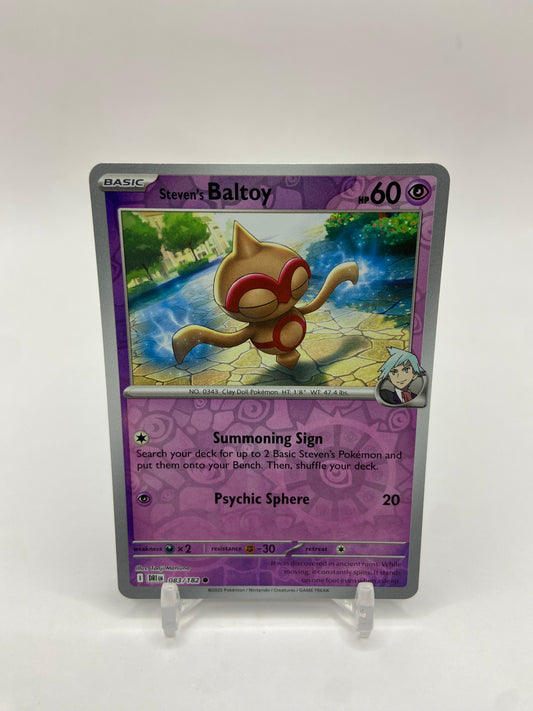 Steven's Baltoy Reverse Holo Destined Rivals 083/182