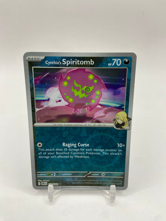 Cynthia's Spiritomb Reverse Holo Destined Rivals 129/182