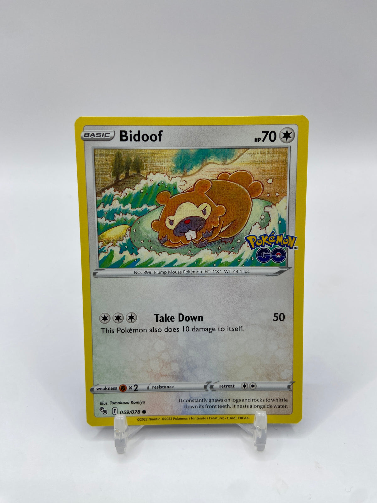 Bidoof Pokemon Go 059/078