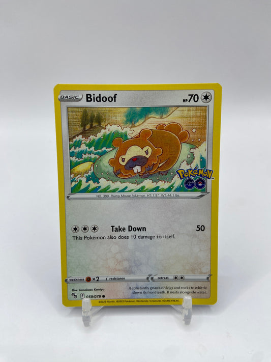 Bidoof Pokemon Go 059/078