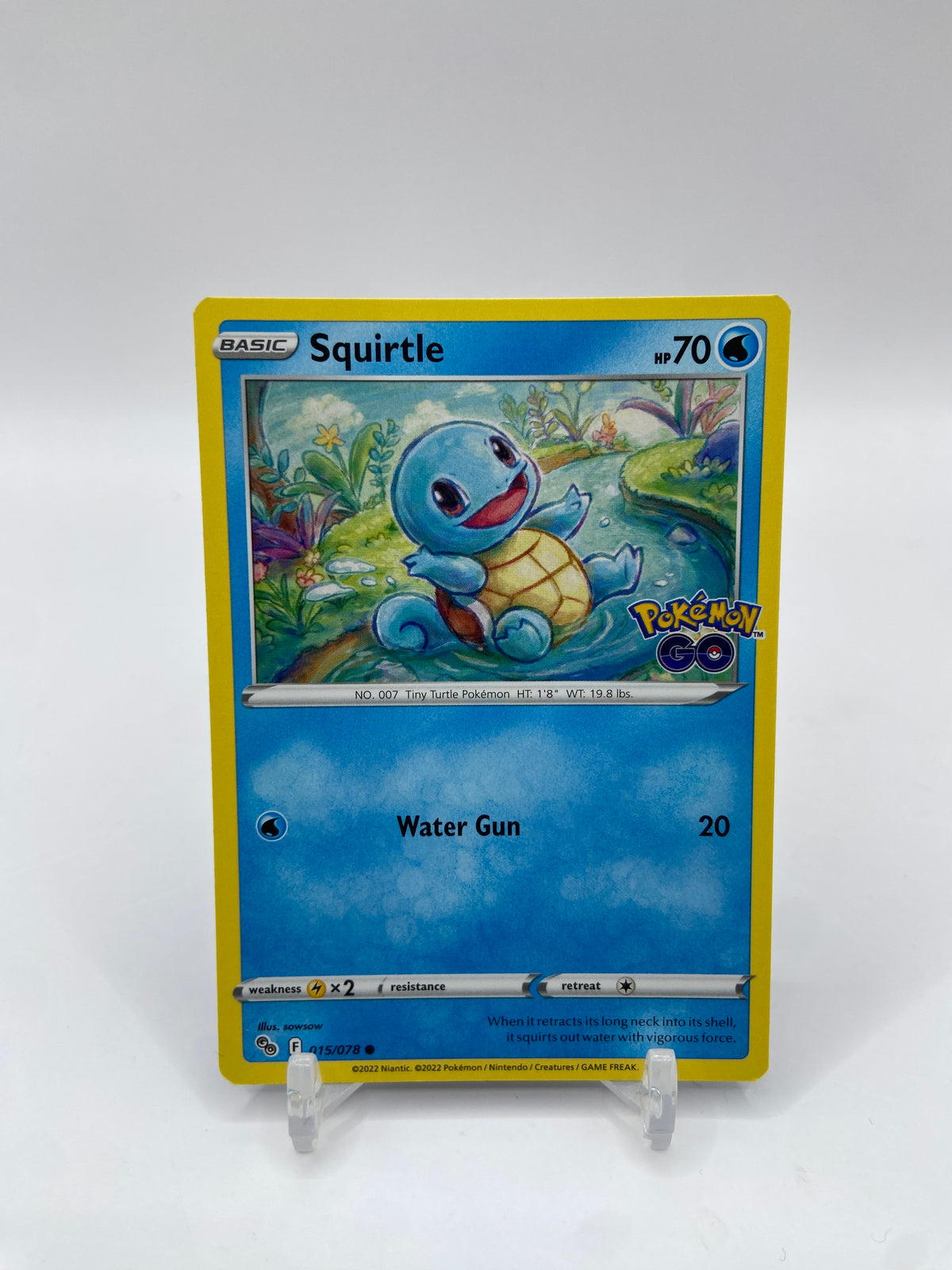Squirtle Pokemon Go 015/078