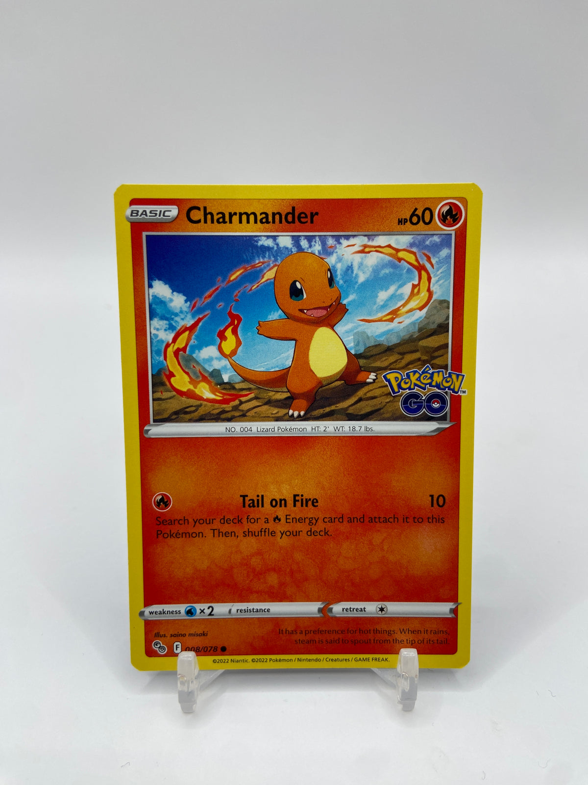 Charmander Pokemon Go 008/078