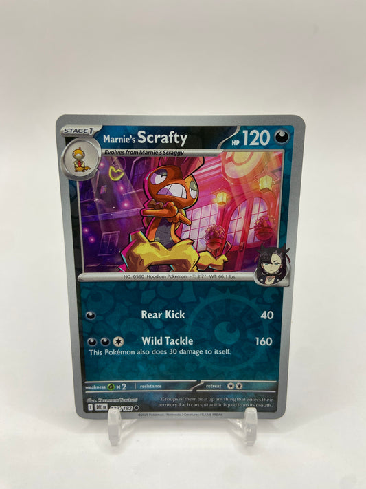 Marnie's Scrafty Reverse Holo Destined Rivals 133/182