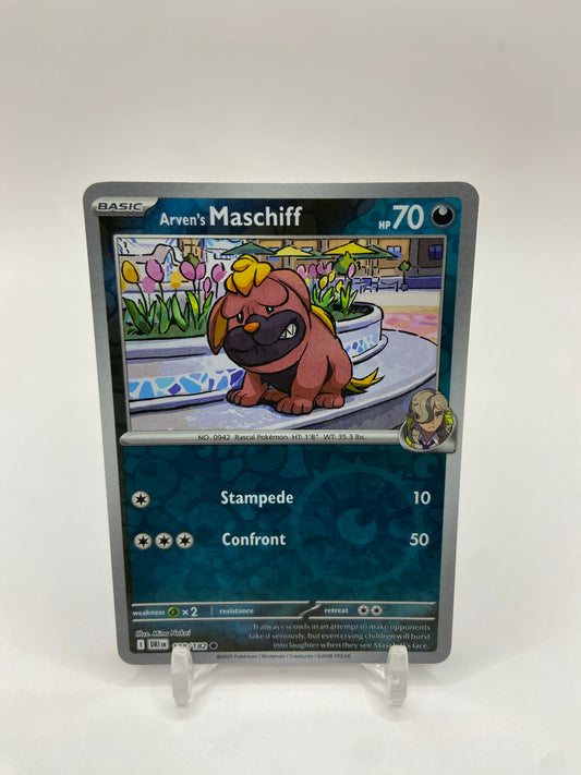 Arven's Maschiff Reverse Holo Destined Rivals 138/182