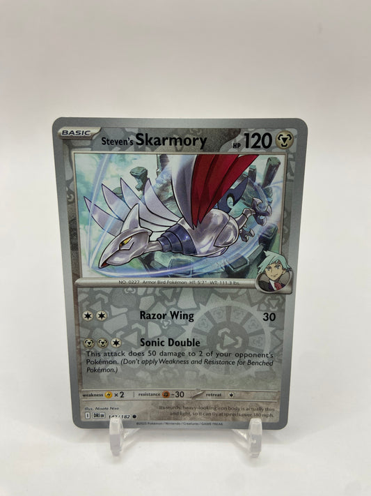 Steven's Skarmory Reverse Holo Destined Rivals 142/182