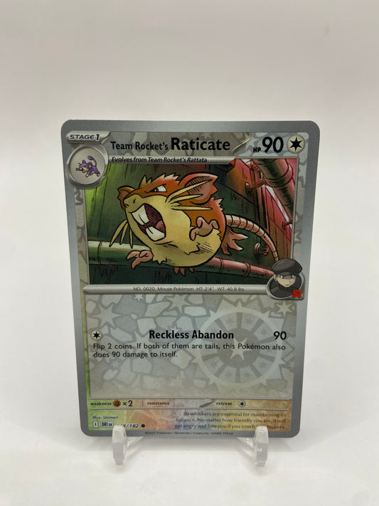 Team Rocket's Raticate Reverse Holo Destined Rivals 148/182