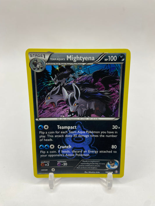 Team Aqua's Mightyena Double Crisis 18/34
