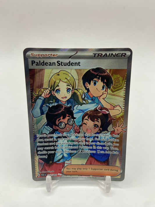 Paldean Student Full Art Paldean Fates 230/091
