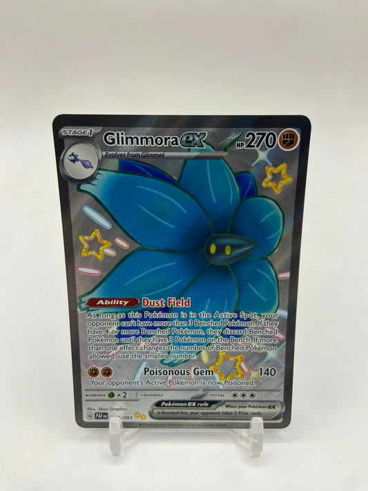 Glimmora Ex Shiny Full Art Paldean Fates 218/091