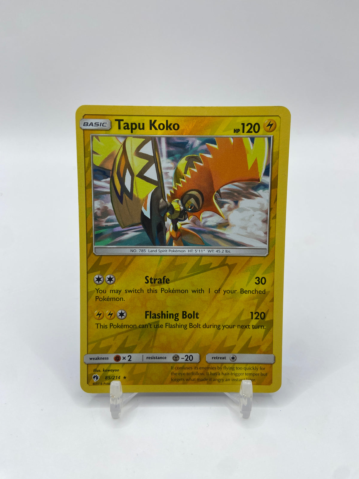 Tapu Koko Reverse Holo Lost Thunder 85/214