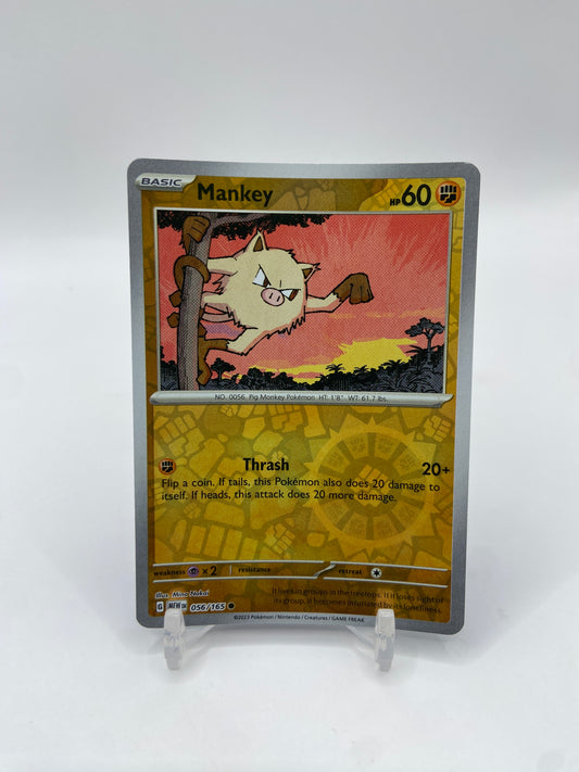 Mankey Reverse Holo SV: 151 056/165