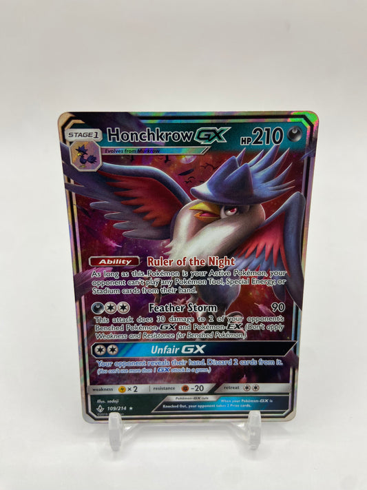 Honchkrow Gx Unbroken Bonds 109/214