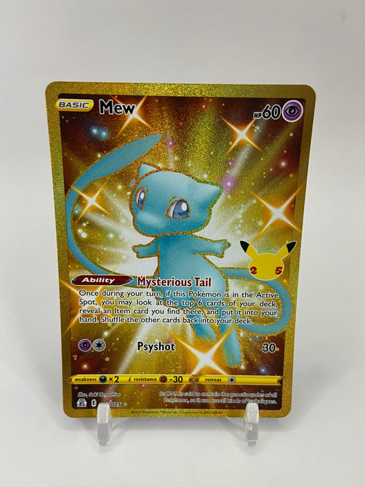 Mew Gold Secret Rare Celebrations 025/025