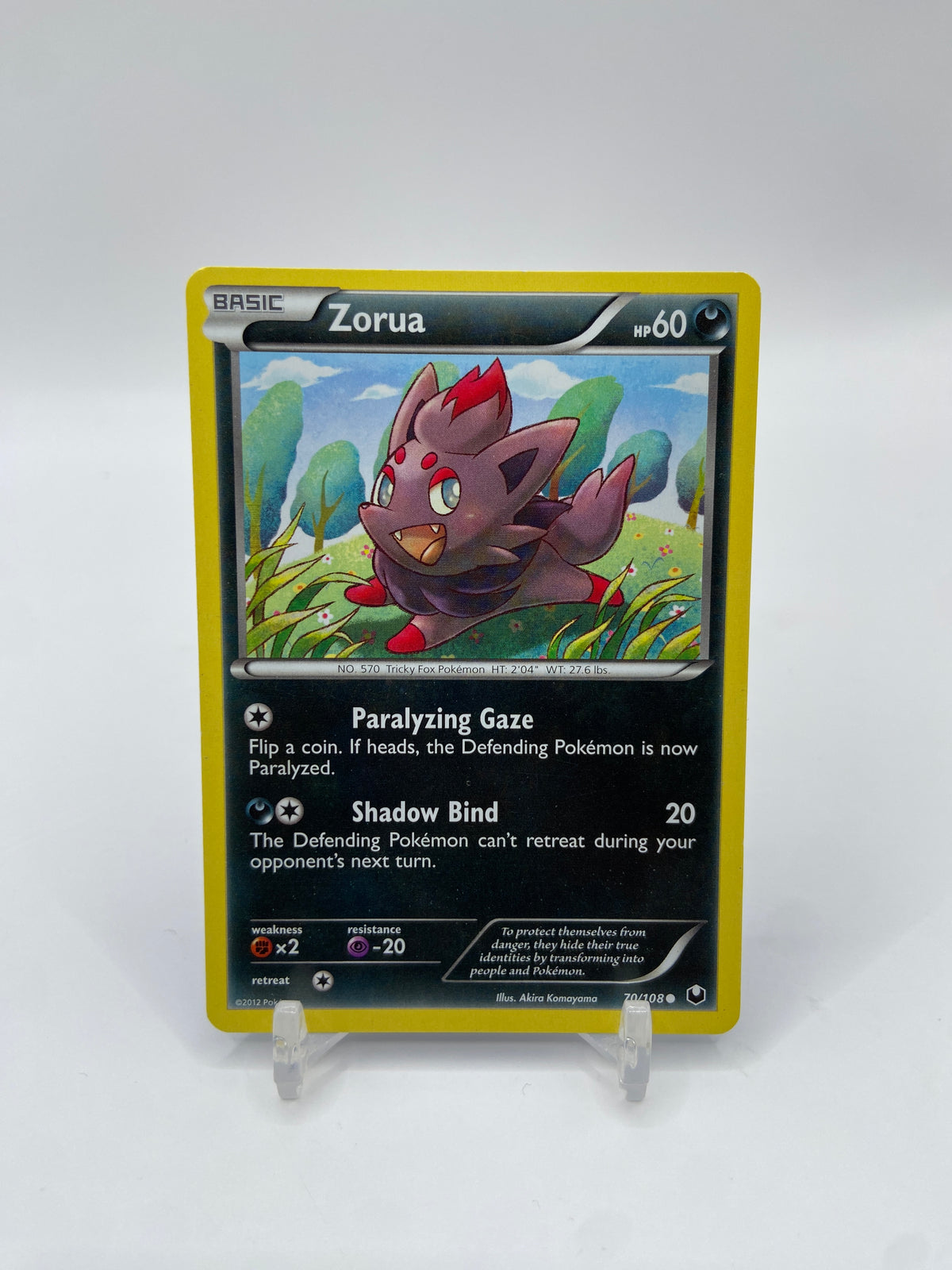 Zorua (70) Dark Explorers 70/108