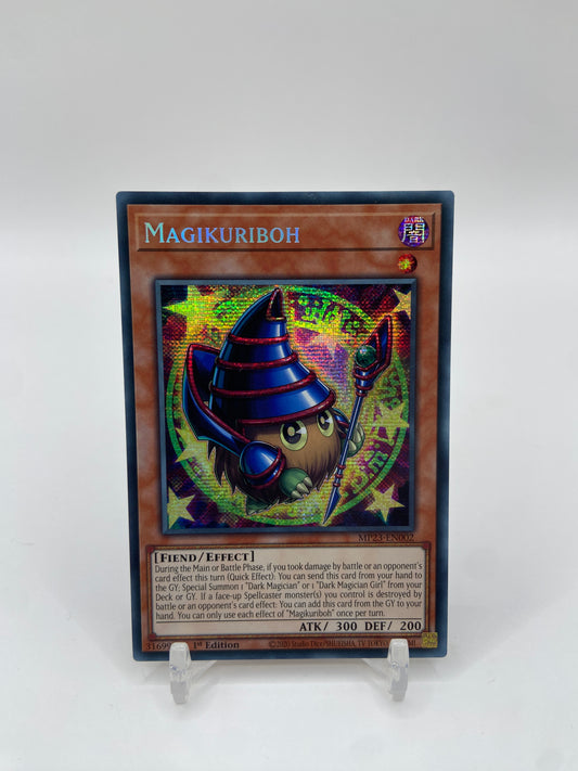 Magikuriboh Secret Rare 25th Anniversary Tin: Dueling Heroes Mega Pack Prismatic  MP23-EN002