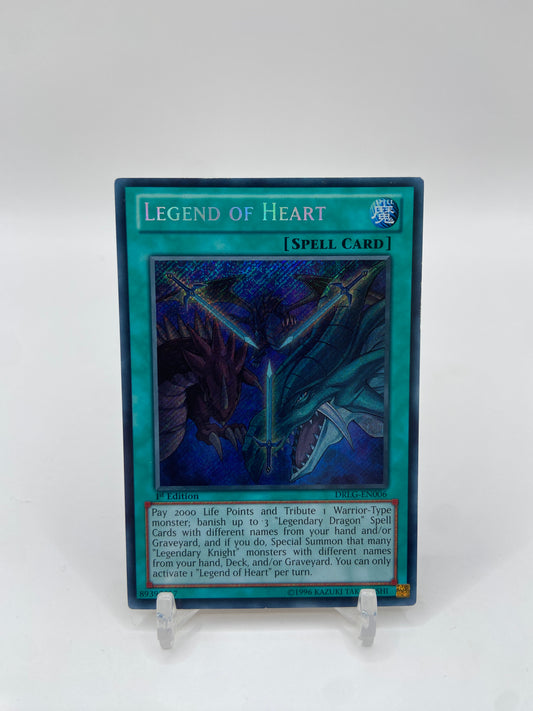 Legend of Heart Secret Rare Dragons of Legend  DRLG-EN006