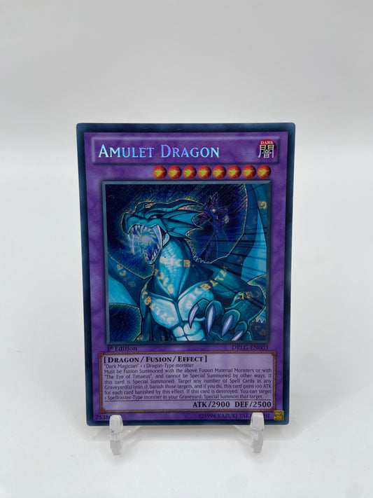 Amulet Dragon Secret Rare Dragons of Legend  DRLG-EN003