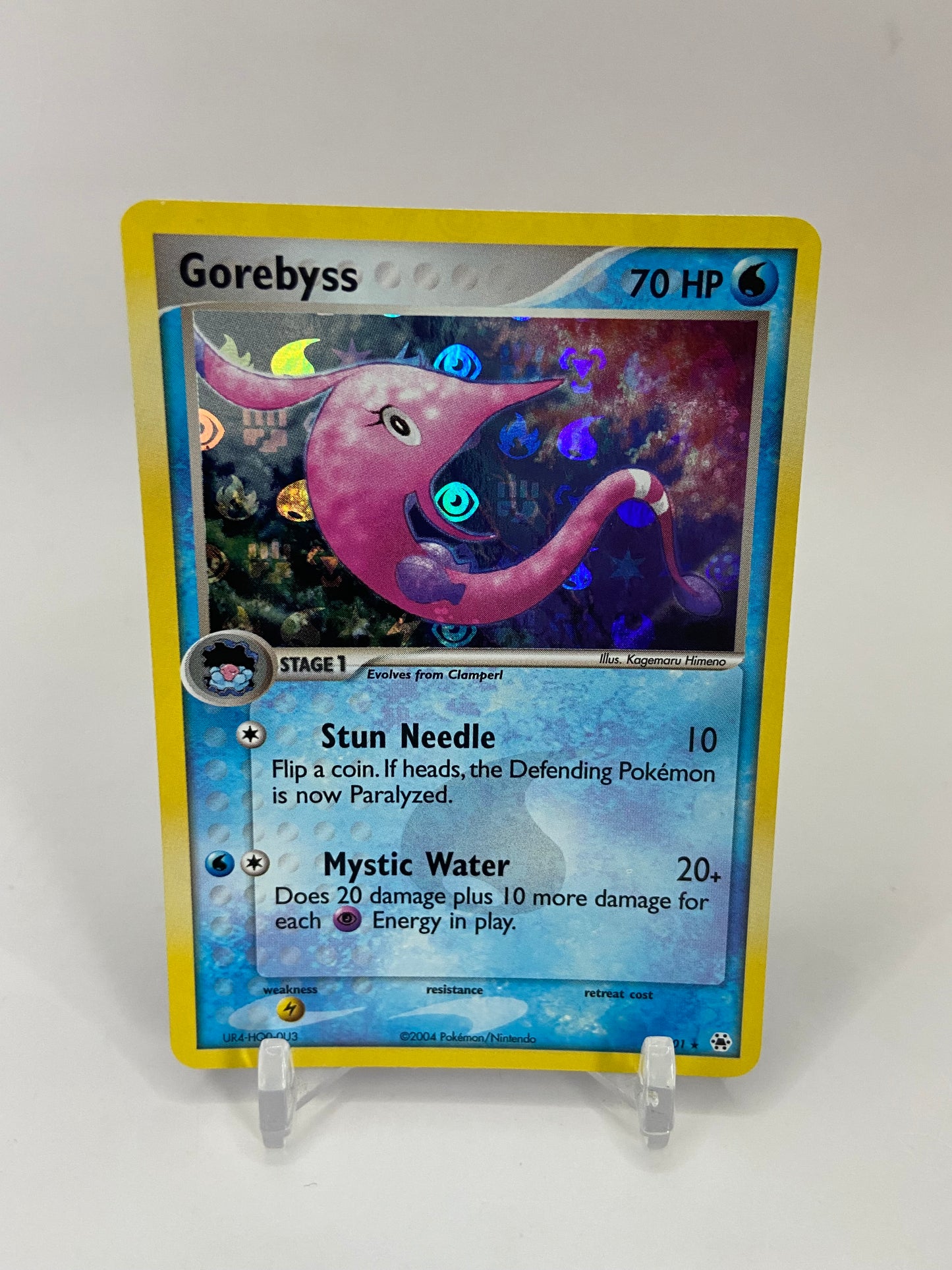 Gorebyss Rare Reverse Holo Hidden Legends 18/101