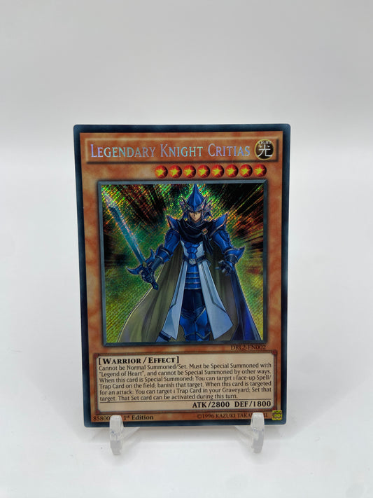 Legendary Knight Critias Secret Rare Dragons of Legend 2 DRL2-EN002
