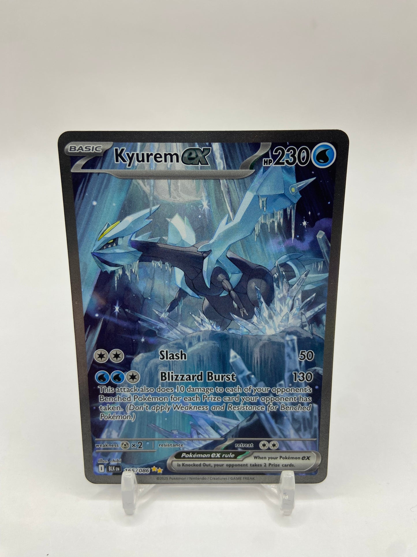 Kyurem Ex Alt Art Secret Rare Black Bolt 165/086