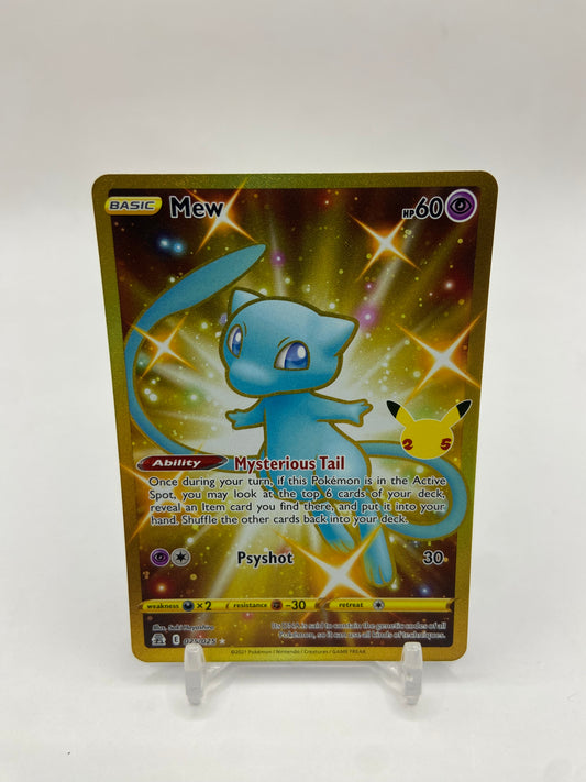 Mew Gold Secret Rare Celebrations 025/025