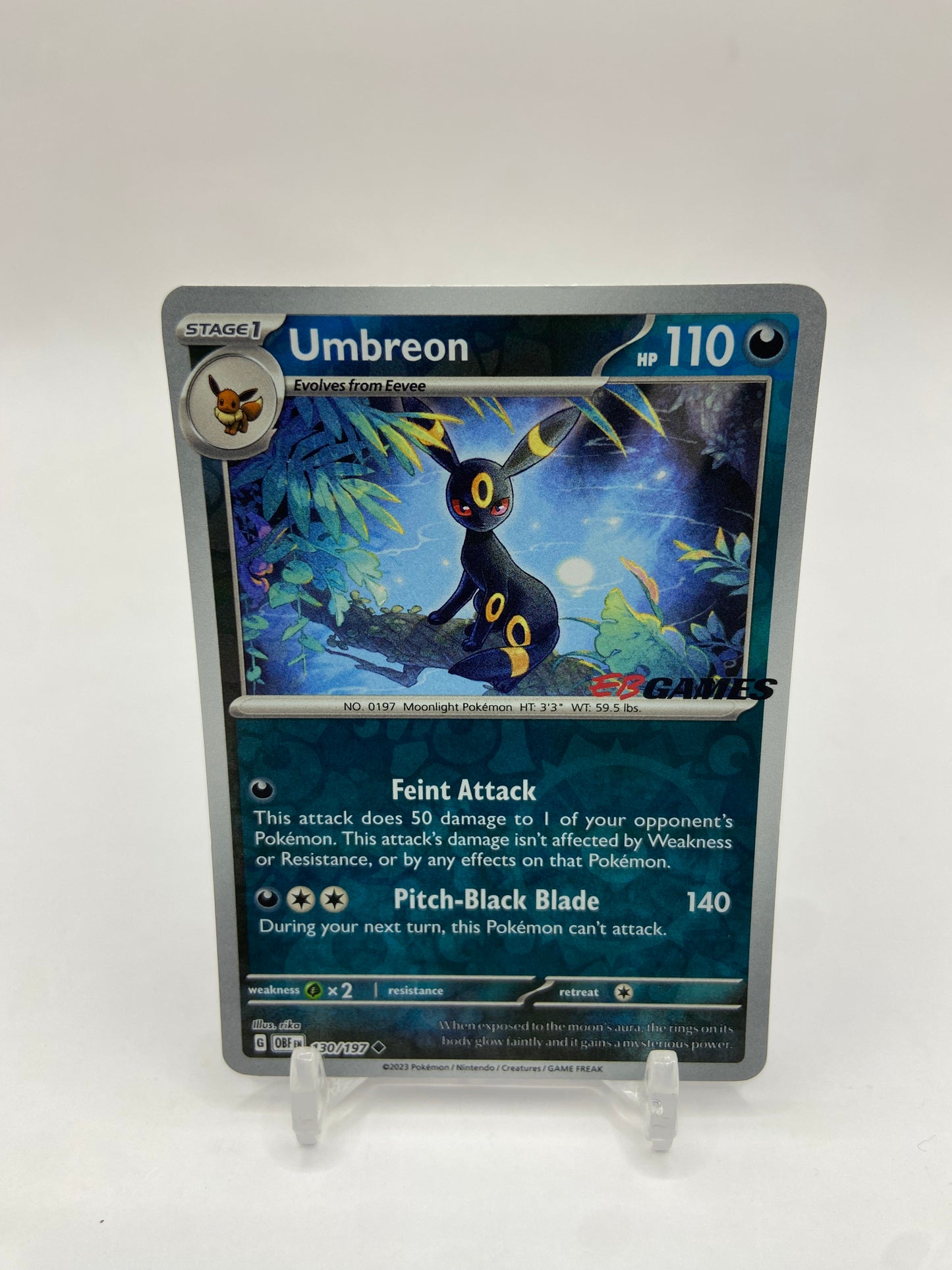 Umbreon EB Games Stamped Promo 130/197