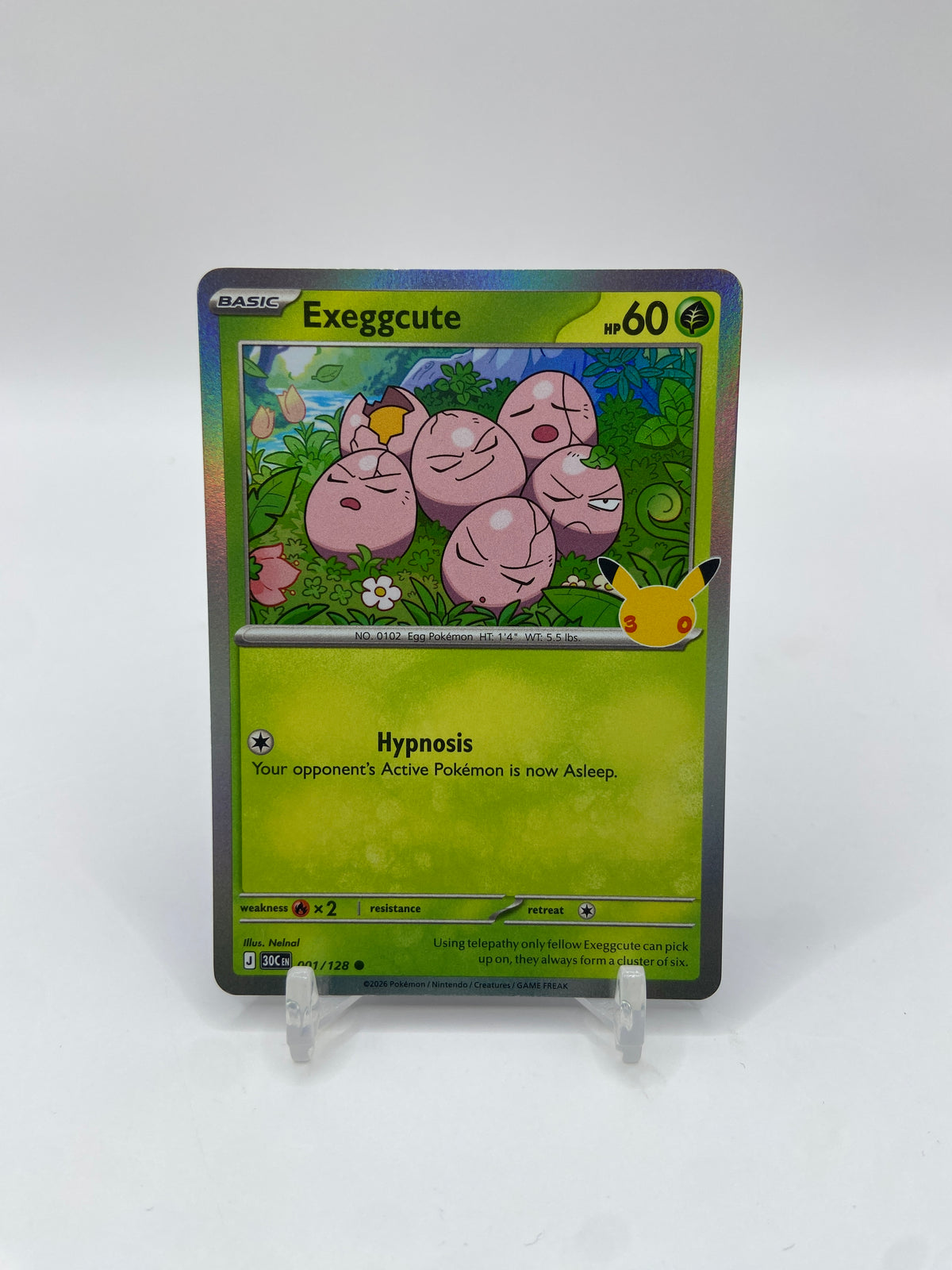 Exeggcute 30th Celebration 001/128