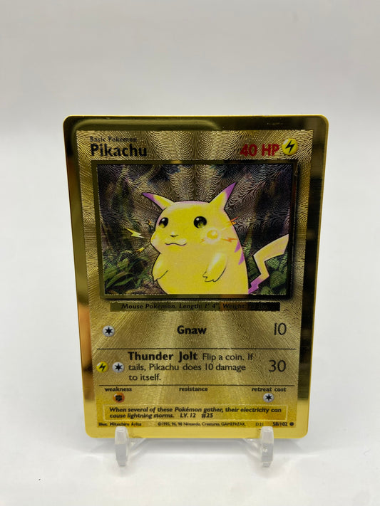 Pikachu Metal UPC Promo 58/102