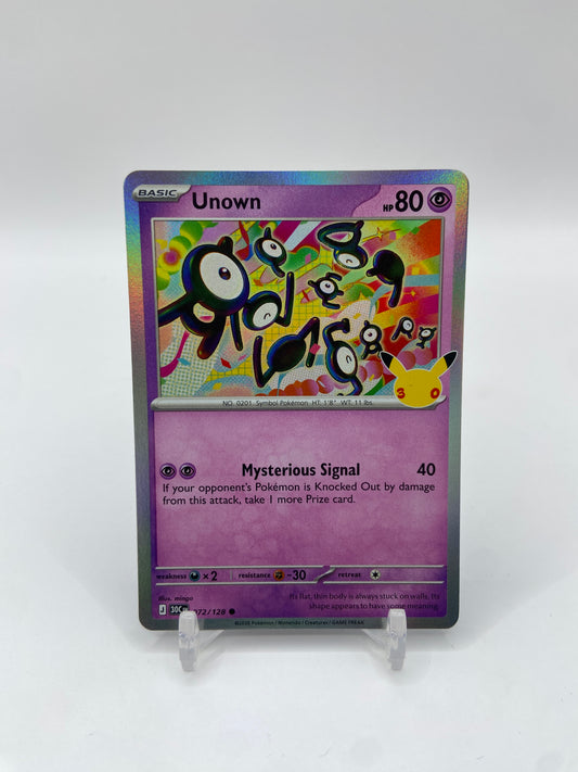 Unown 30th Celebration  072/128