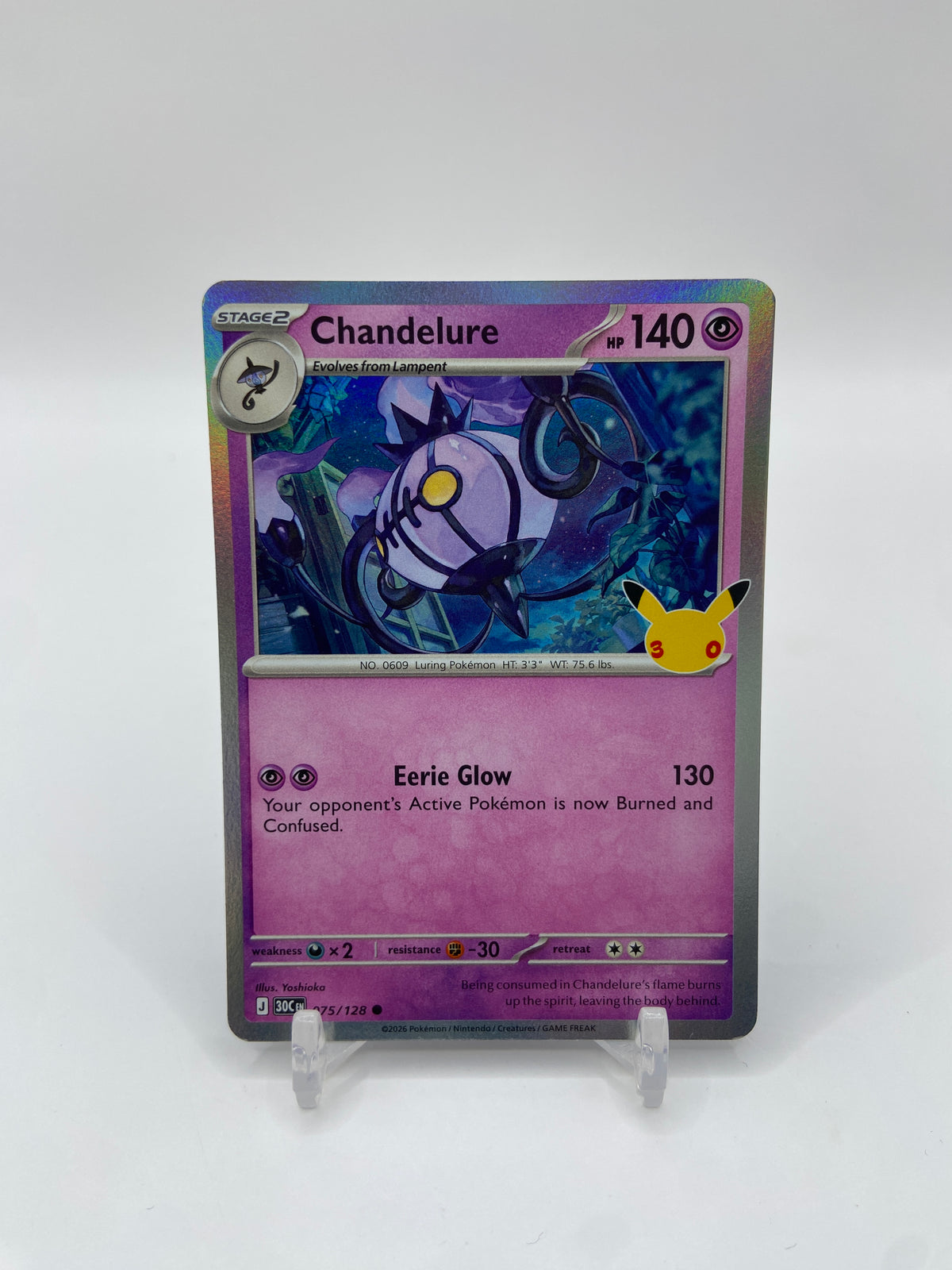 Chandelure 30th Celebration  075/128
