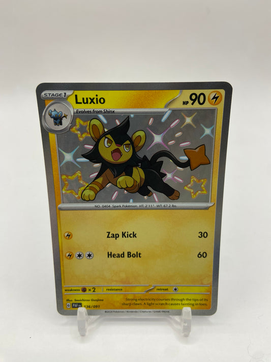 Luxio Holo Shiny Paldean Fates 136/091