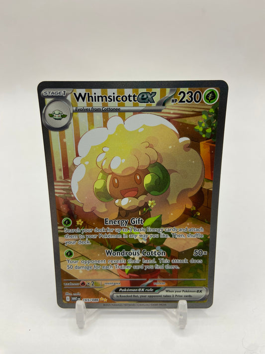 Whimsicott Ex Alt Art Secret Rare White Flare 165/086
