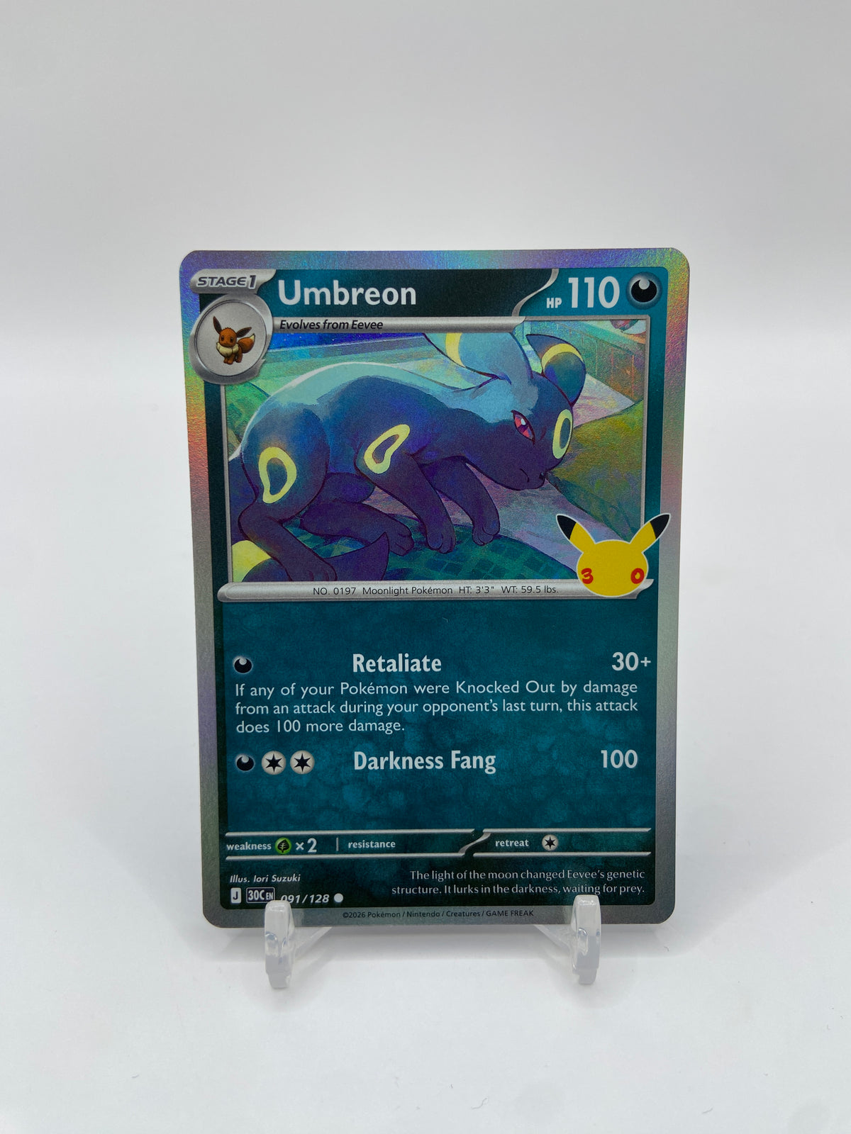 Umbreon 30th Celebration 091/128