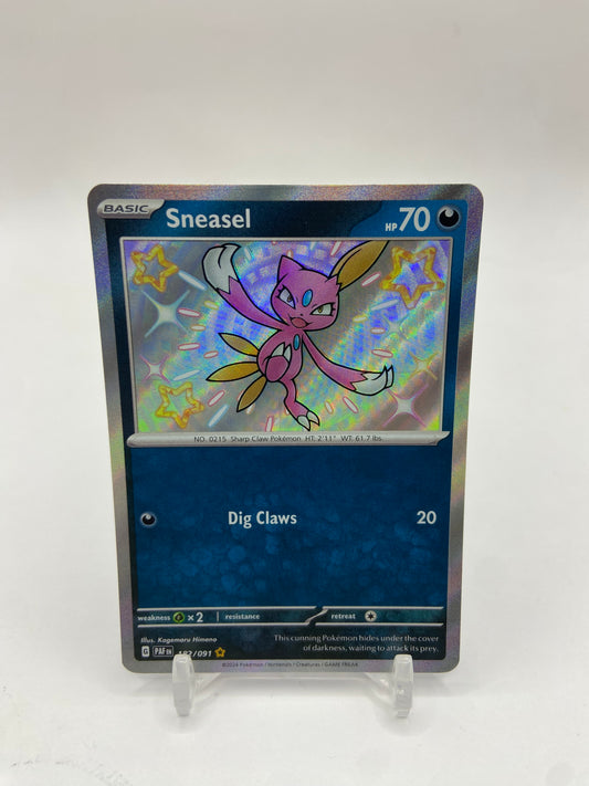 Sneasel Shiny Holo Paldean Fates 182/091