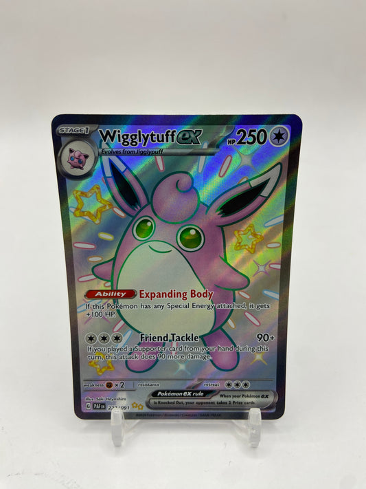 Wigglytuff Ex Full Art Shiny Paldean Fates 222/091