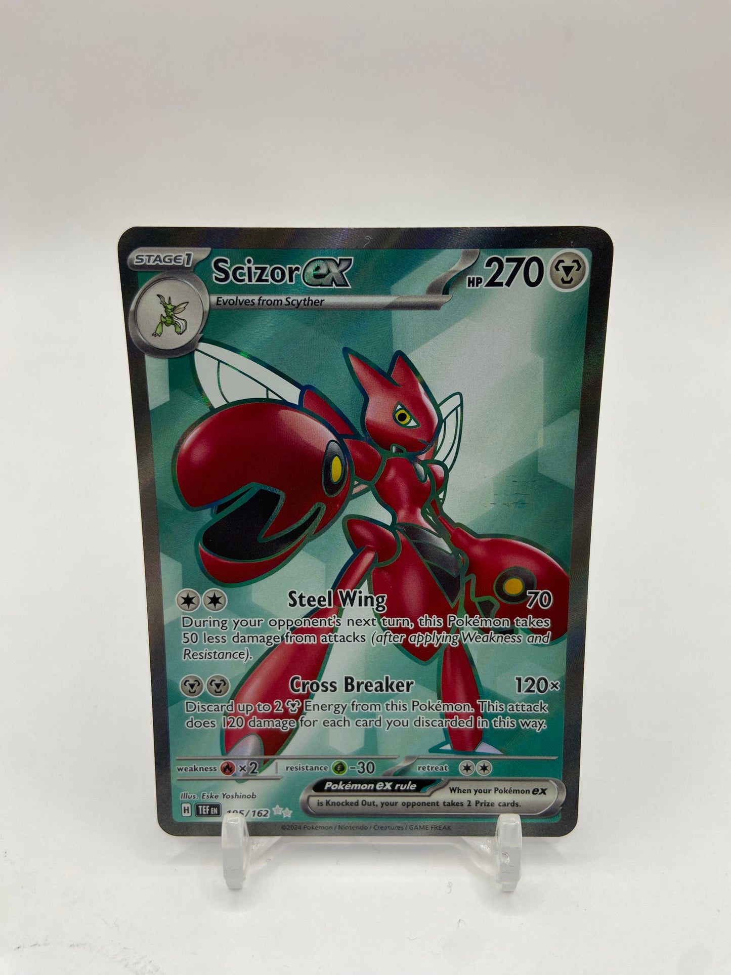 Scizor Ex Full Art Temporal Forces 195/162