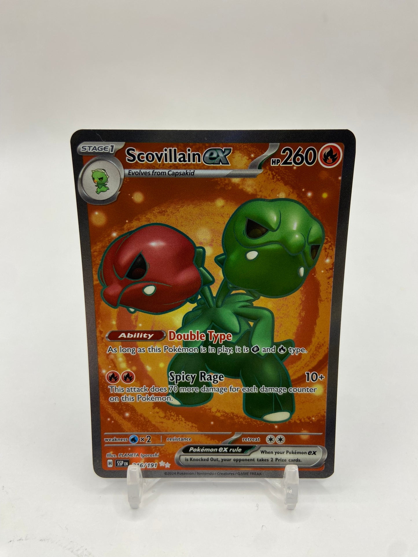 Scovillain Ex Full Art Surging Sparks 216/191