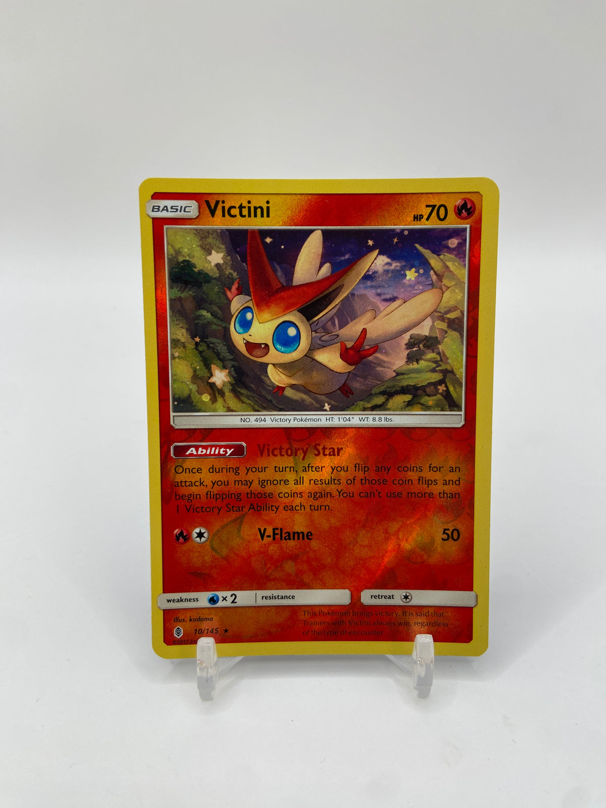 Victini Reverse Holo Rare Guardians Rising 10/145