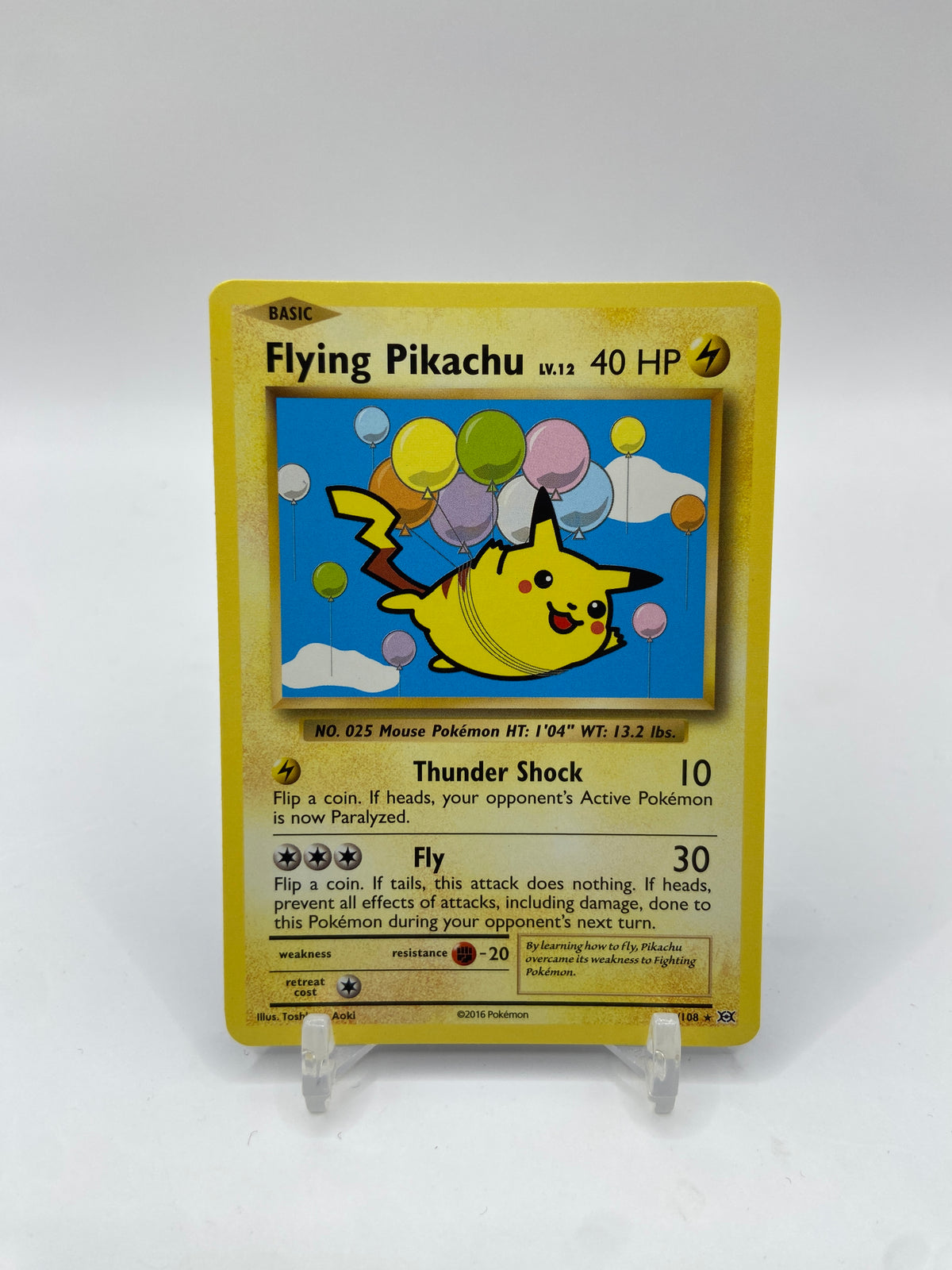 Flying Pikachu Secret Rare Evolutions 110/108