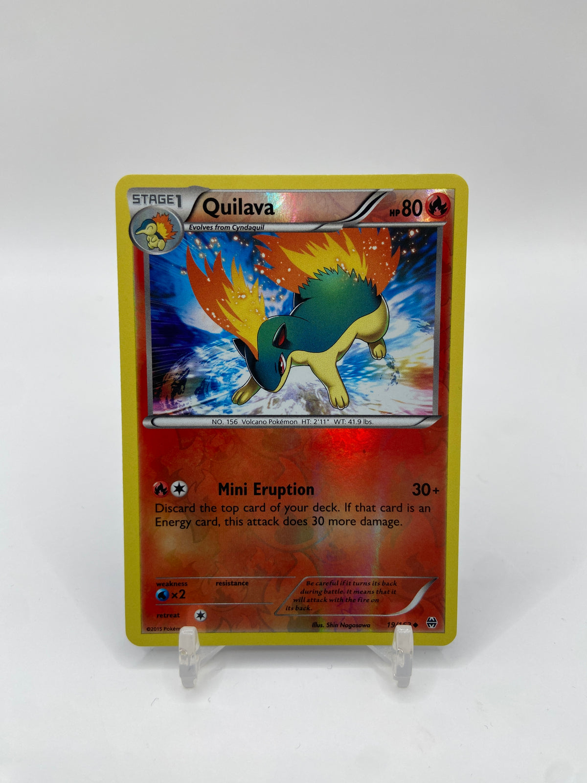 Quilava Reverse Holo BREAKthrough 19/162