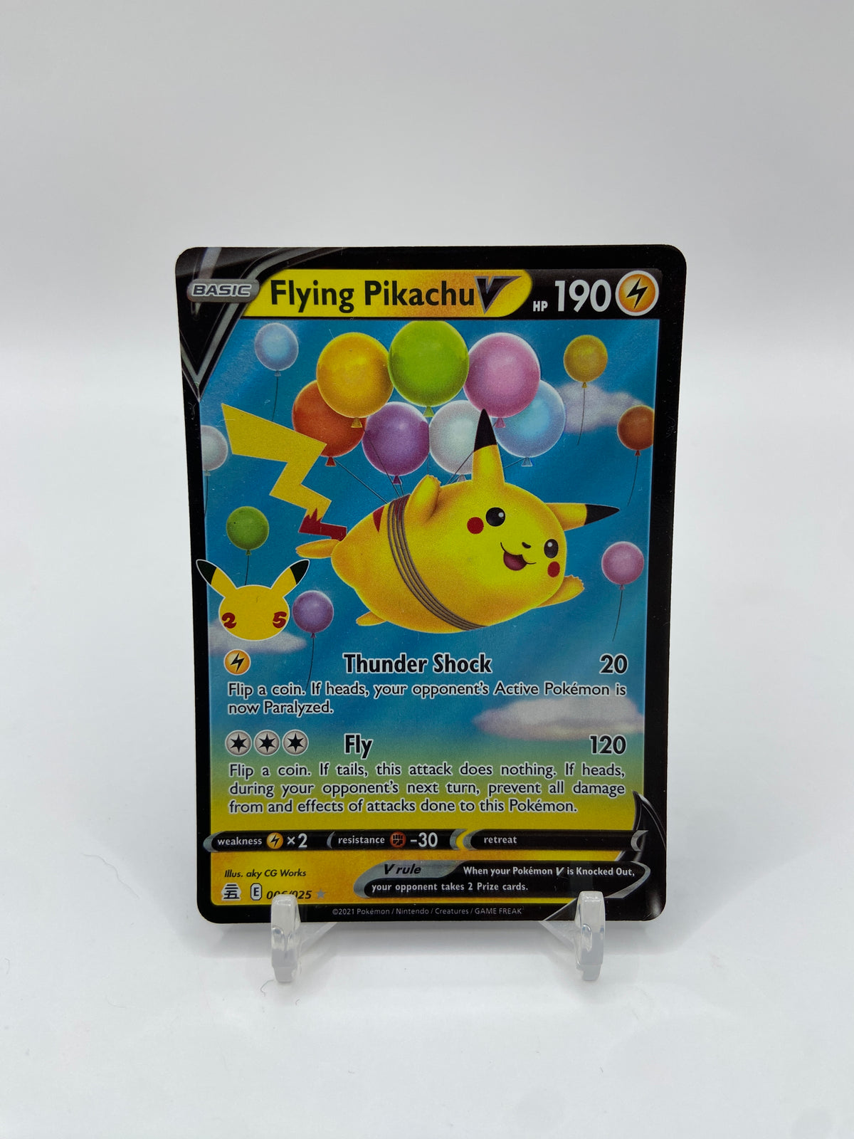 Flying Pikachu V Celebrations  006/025