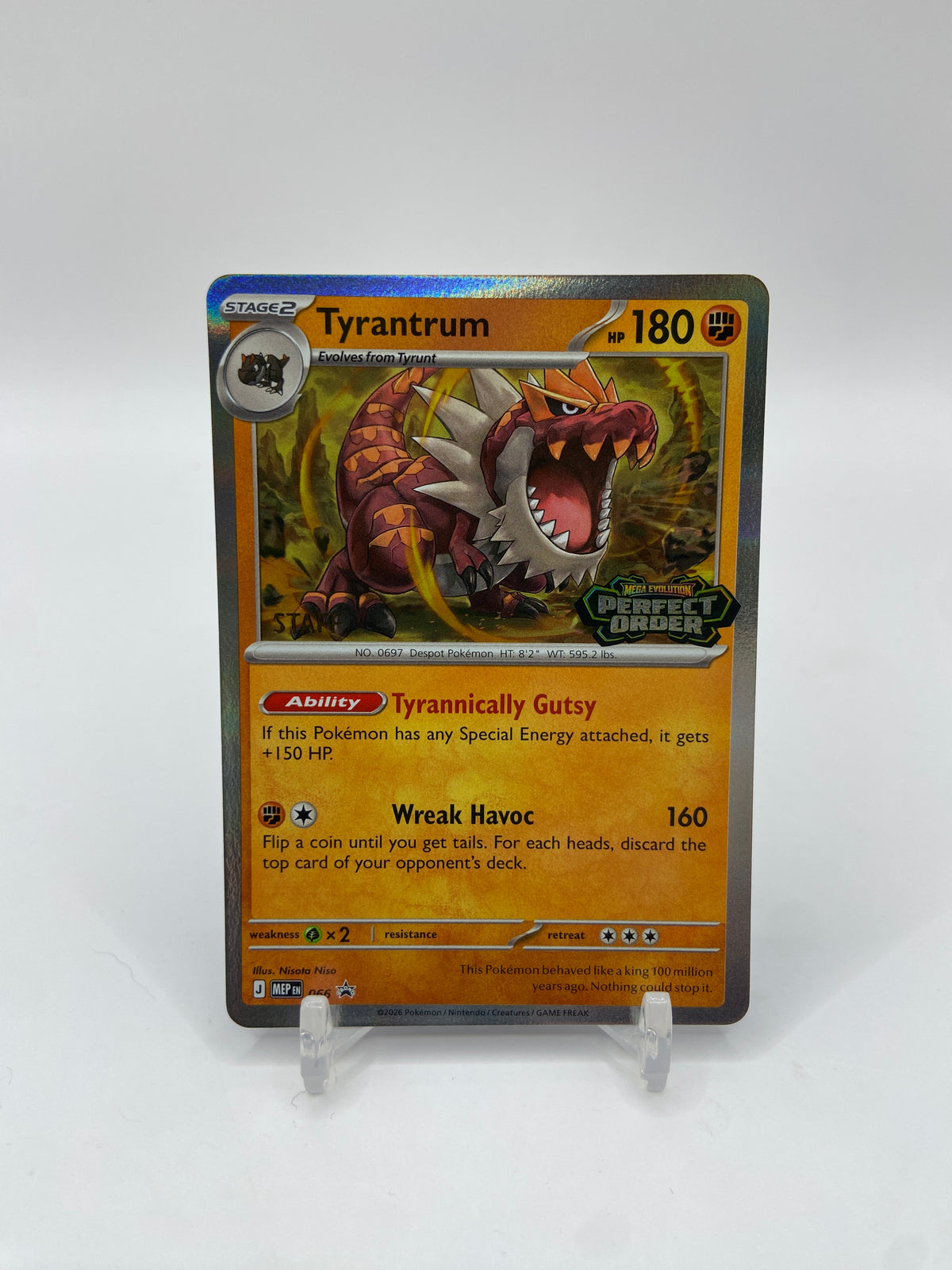 Tyrantrum [Staff] Mega Evolution Promos  066