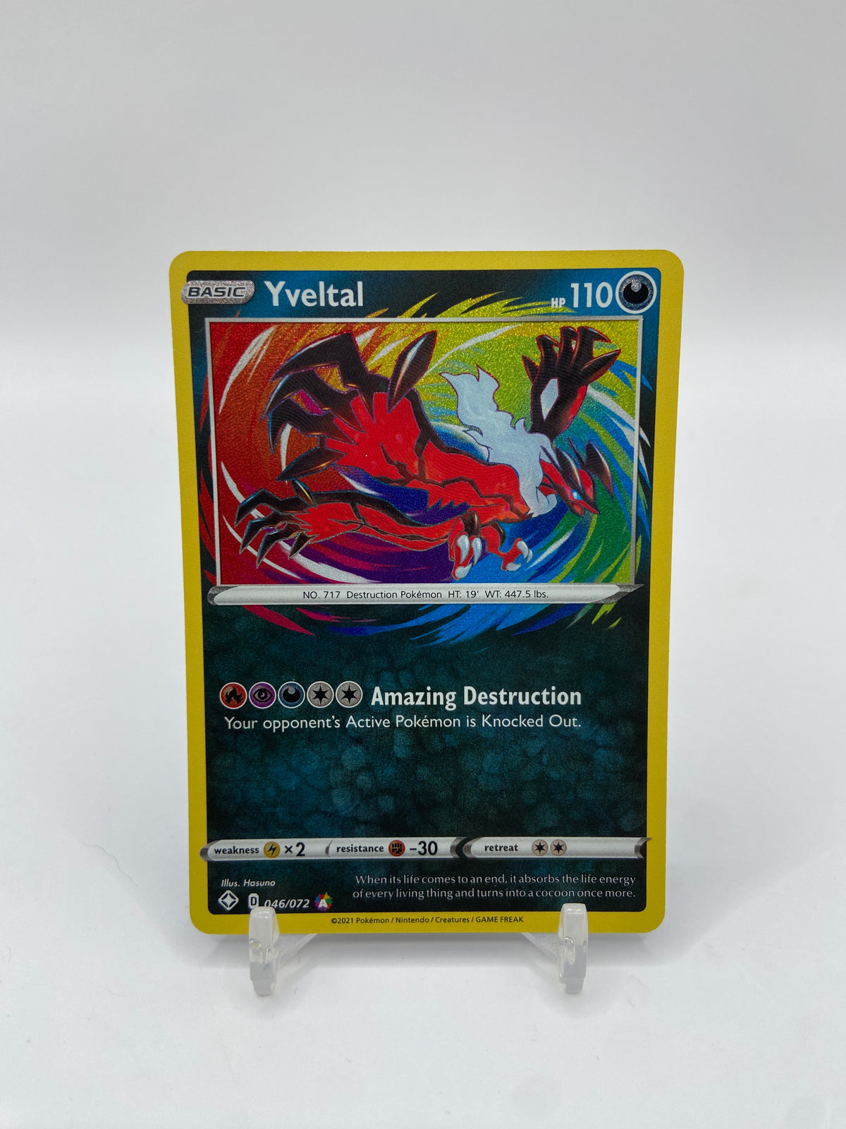 Yveltal Shining Fates Amazing Rare 046/072