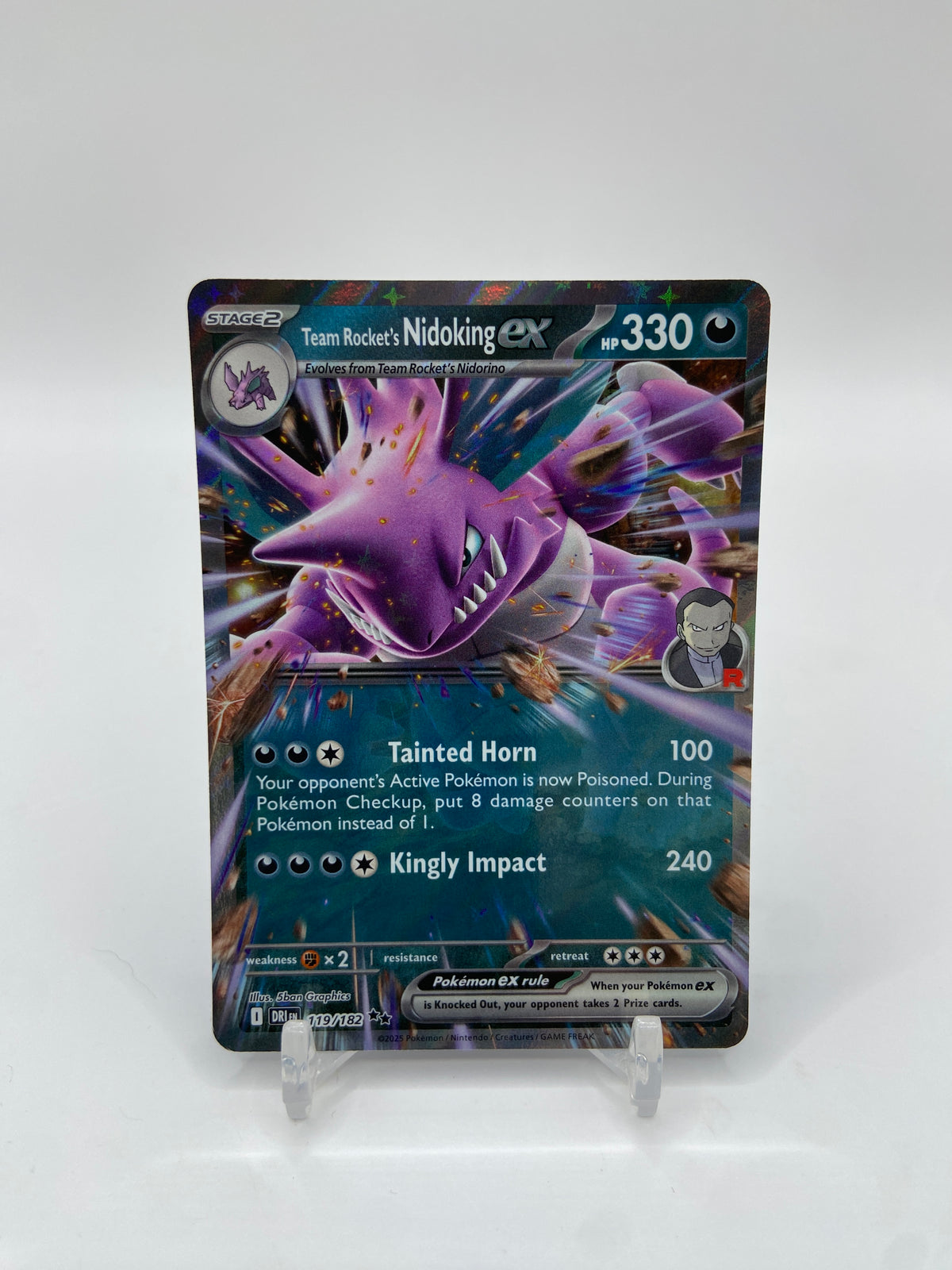 Team Rocket's Nidoking ex Destined Rivals 19/182